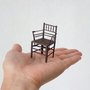 Miniature model chair kit: 001 Sussex armchair c.1860, Morris & Co.
